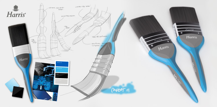AME Group, LG Harris, No Loss 3G Paint Brush, Product Design