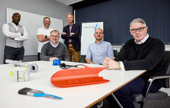 AME Group team inside the office 